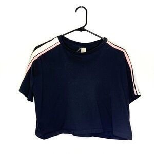 Divided Cropped Tee
